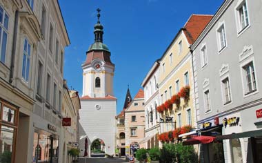 A street in Krems, Austria